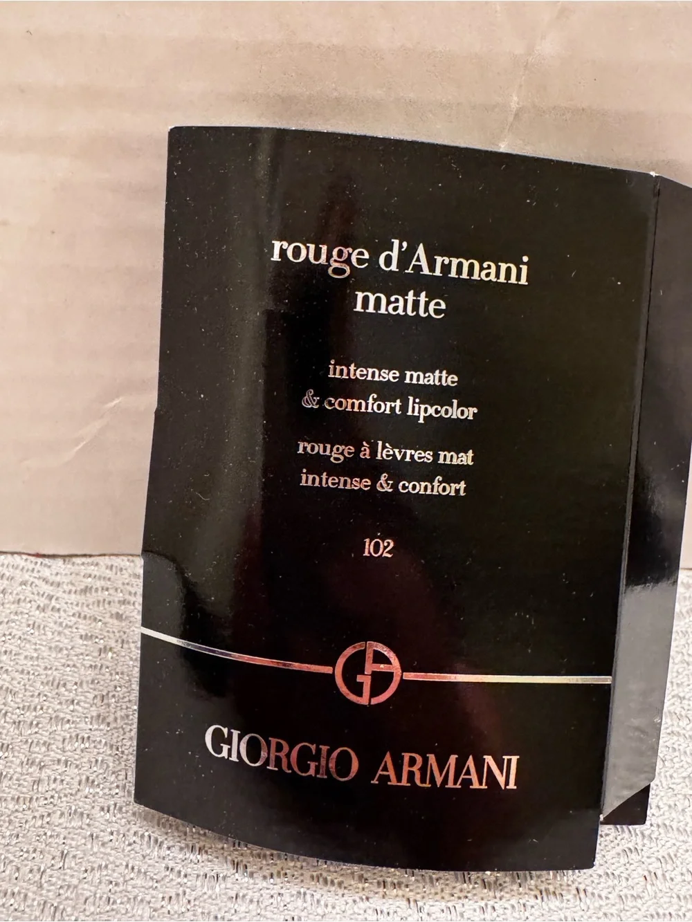 Giorgio Armani textured black
